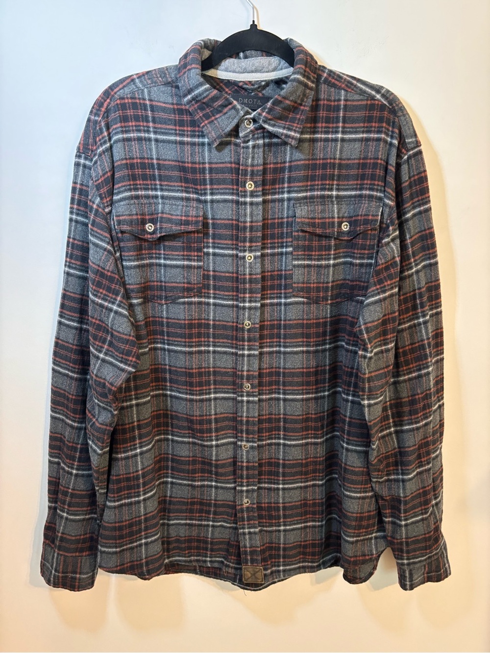 Dkota Grizzly Plaid snap front flannel